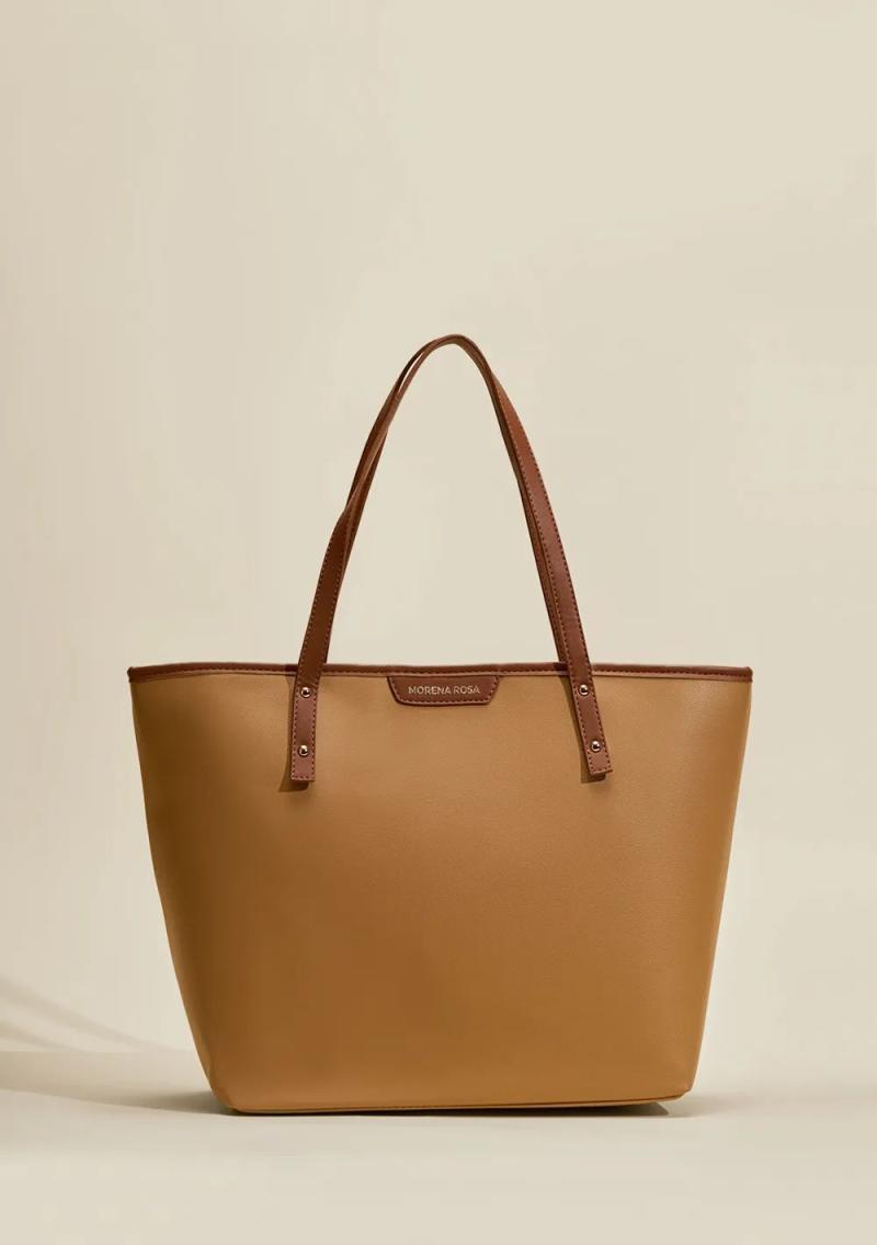 Bolsa Shopper Morena Rosa Essential Camel